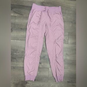 lululemon athletica Pink Ribbed Jogger Pants